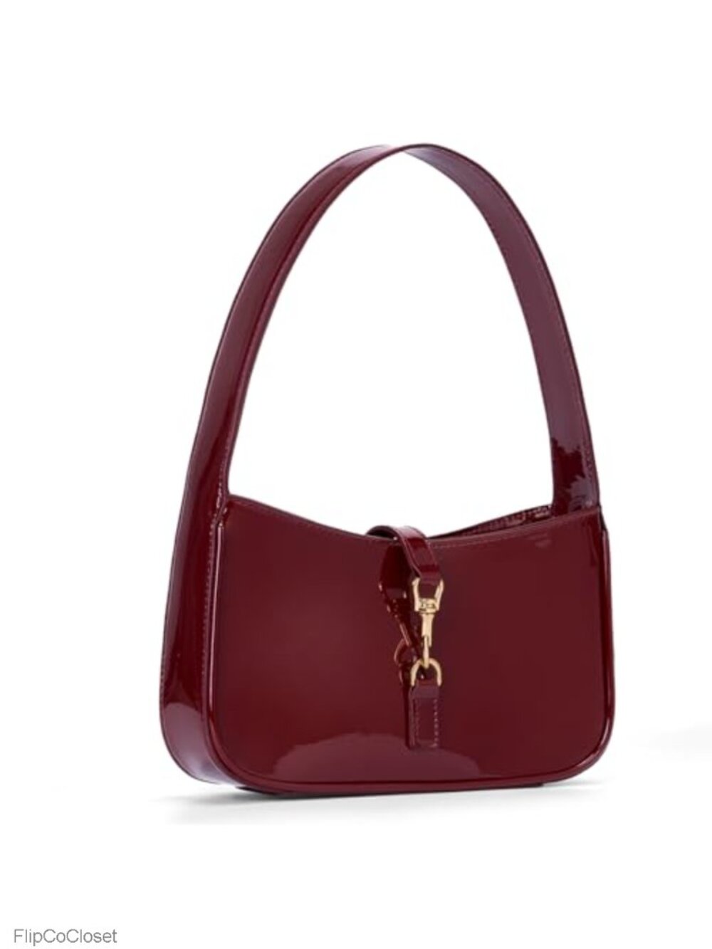 Faux Leather Small Shoulder Bag Trendy Everyday Handbag